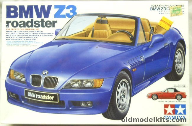 Tamiya 1/24 BMW Z3 Roadster, 24166-1500 plastic model kit